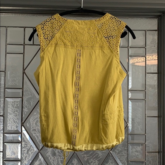 Anthro Isla Vista chartreuse top - Picture 5 of 9